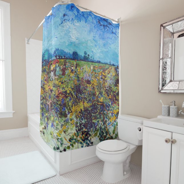 Cortina Para Box Vincent van Gogh - Green Vineyard (In Situ)