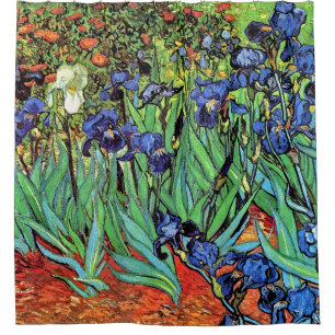 Cortina Para Box Vincent Van Gogh - Íris - Amante de Flores Arte Fi