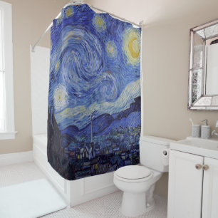 Cortina Para Box Vincent Van Gogh Starry Night Vintage Fine Art