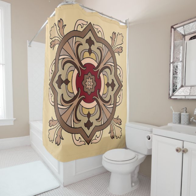 Cortina Para Box Vinho de chocolate (In Situ)