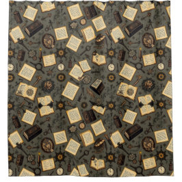 Cortina Para Box Vintage Academia Chá Cortain