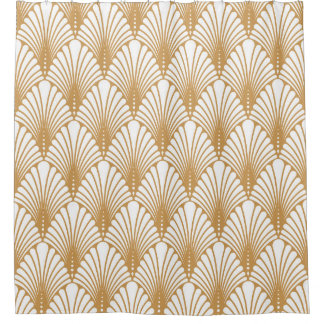 Cortina Para Box Vintage Arabesque Geométrico Sem Olhos Padrão