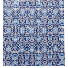 Cortina Para Box Vintage Decorative Art 19º Século Design Floral