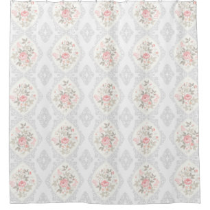 Cortina Para Box Vintage Floral