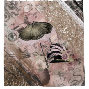 Cortina Para Box Vintage Grunge Steampunk Glam Victorian Hat