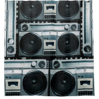 Cortina Para Box Vintage radio boombox