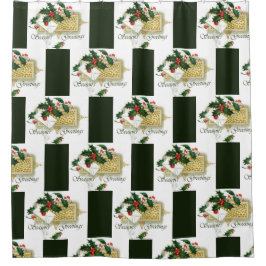 Cortina Para Box Vintage Seasons saúda o Natal