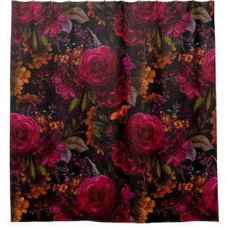 Cortina Para Box Vintage Summer Romantismo Maximalismo Moody Floral