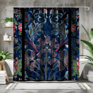 Cortina Para Box Vintage Velvet Blossoms: elegância inspirada no gó