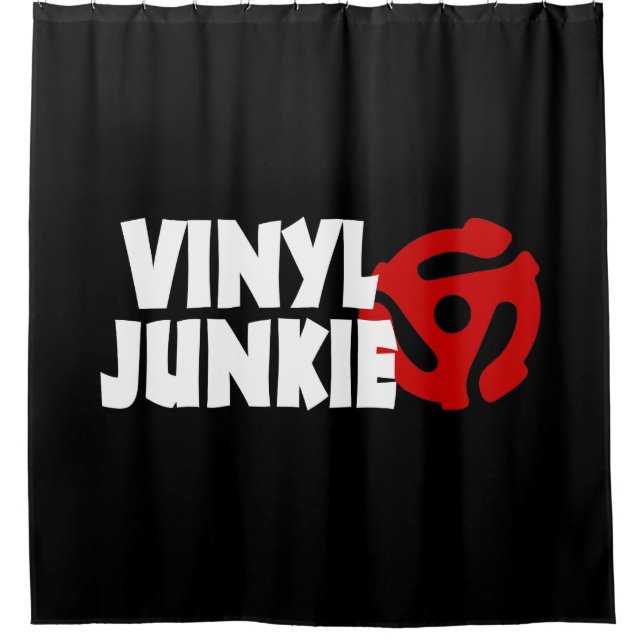 Cortina Para Box Vinyl Junkie (Frente)