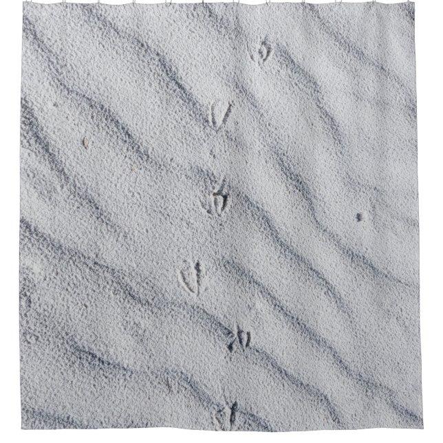 Cortina Para Box Visão superior das dunas de areia (Frente)