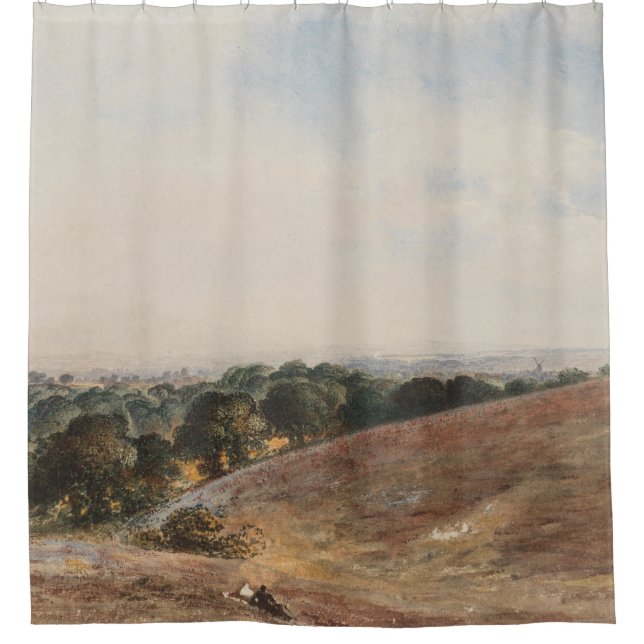 Cortina Para Box Vista sobre South Downs - John Martin (Frente)