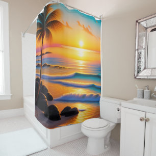Cortina Para Box Vivid Beach Sunset