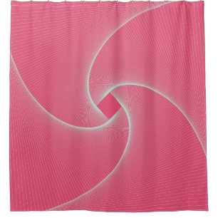 Cortina Para Box vórtice quadrado esboçado rosa veludo