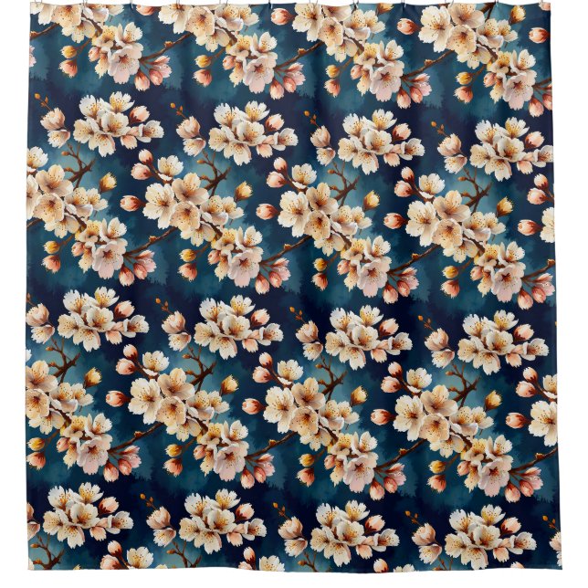 Cortina Para Box Watercolor Sakura Dreams (Frente)