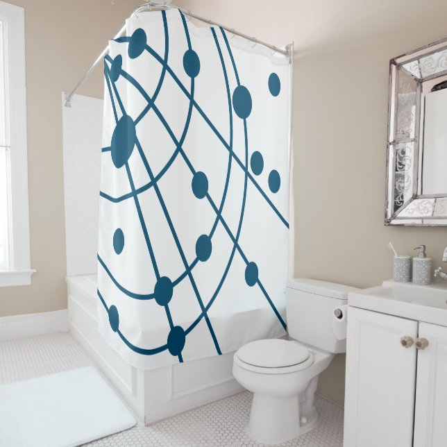 Cortina Para Box Web Azul (In Situ)