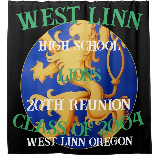 CORTINA PARA BOX WEST LINN OREGON CLASSE DE 2004 (Frente)