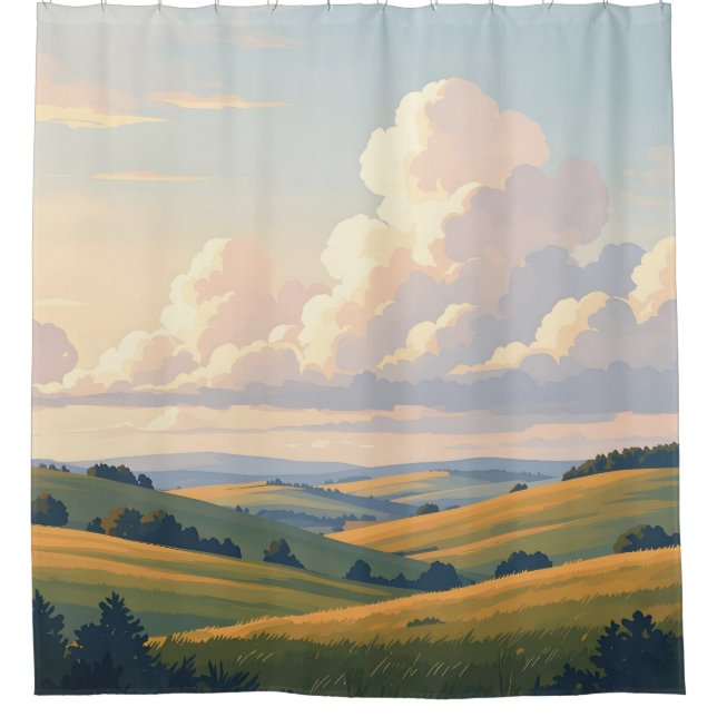 Cortina Para Box Where The Land Breathes -  (Frente)