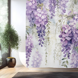 Cortina Para Box Whispers Watercolor Wisteria