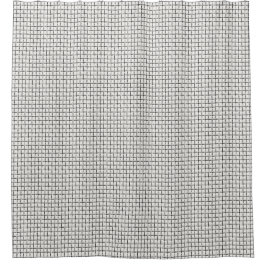 Cortina Para Box White & Black scandinavian checks 