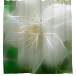 Cortina Para Box White Shiny Jasmine