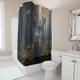 Cortina Para Box Whitetail Buck Na Floresta