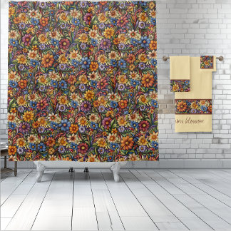 Cortina Para Box Wildflower Whimsy