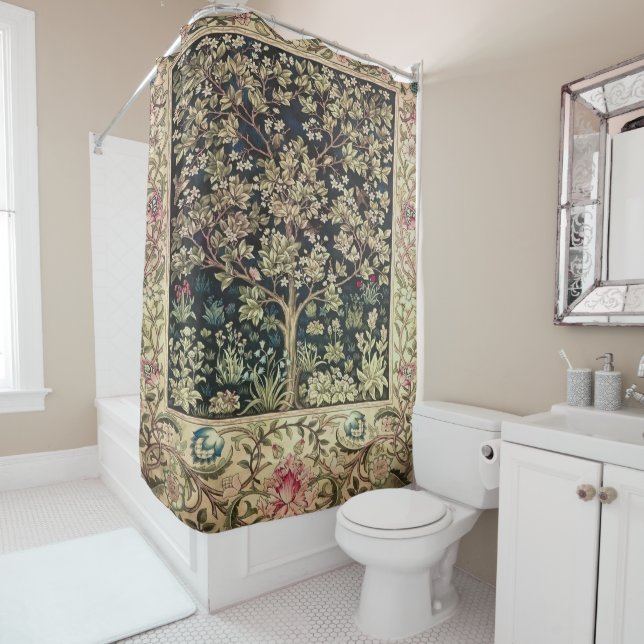 Cortina Para Box Willam Morris belos designs e criações, Vint (In Situ)