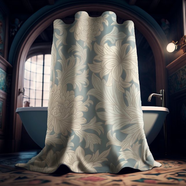 Cortina Para Box William Morris Chrysanthemum Pattern (Criador carregado)