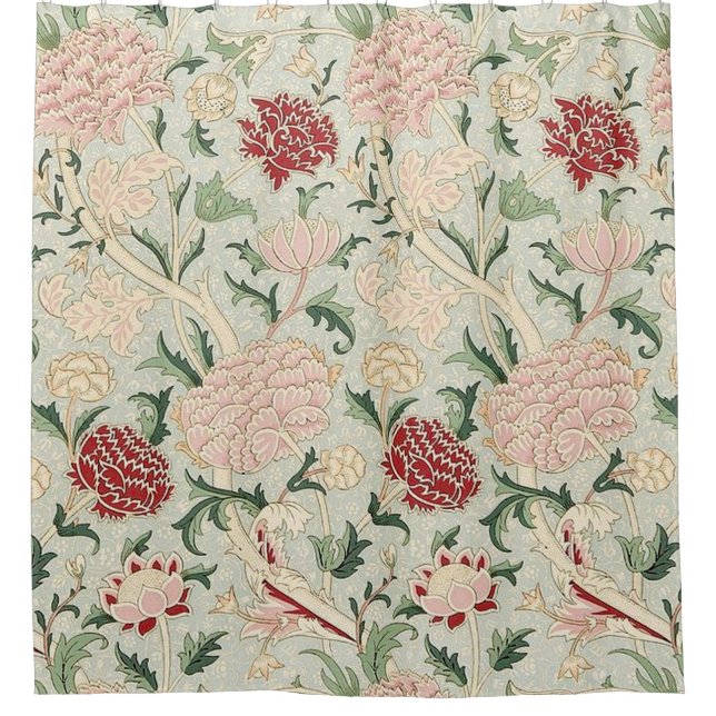 Cortina Para Box William Morris Cray Floral (Frente)