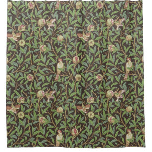 Cortina Para Box William Morris "Pássaro & Romã" 2.
