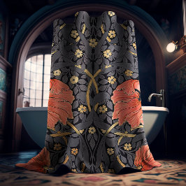 Cortina Para Box William Morris Pimpernel Vintage Chá De Padrão Cu