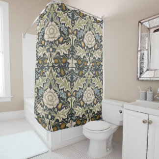 Cortina Para Box William Morris Severn Floral Pattern Classic