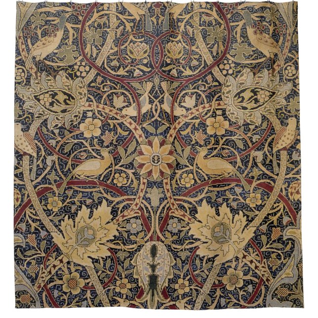 Cortina Para Box William Morris Textile Pattern Bullerwood (Frente)
