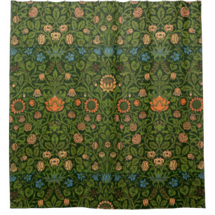 Cortina Para Box William Morris Violet e Columbine Art Rug