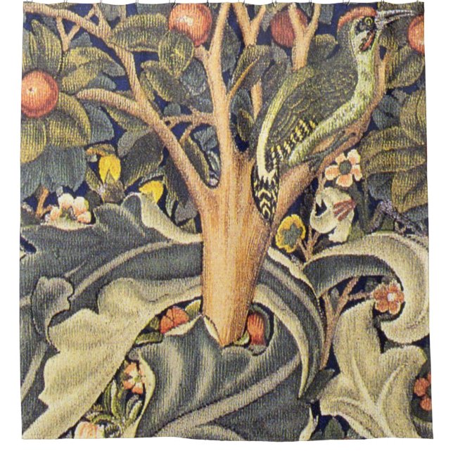 Cortina Para Box William Morris Woodpecker Pattern (Frente)