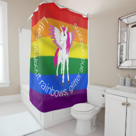 Cortina Para Box Wing Unicorn Party Rainbow