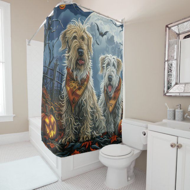 Cortina Para Box Wolfhound Halloween Spooky (In Situ)