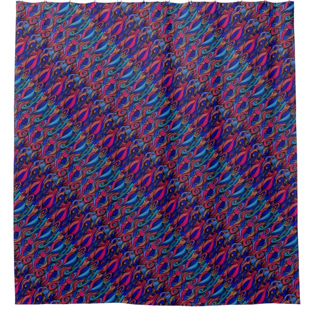 Cortina Para Box Wool Topped paisley (Frente)