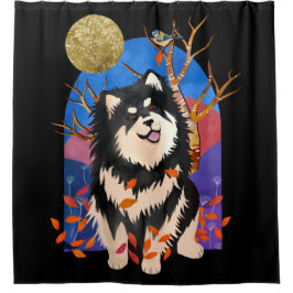 Cortina Para Box YRSE NO OUTUMN - Cortina de chá de Lapphund finlan
