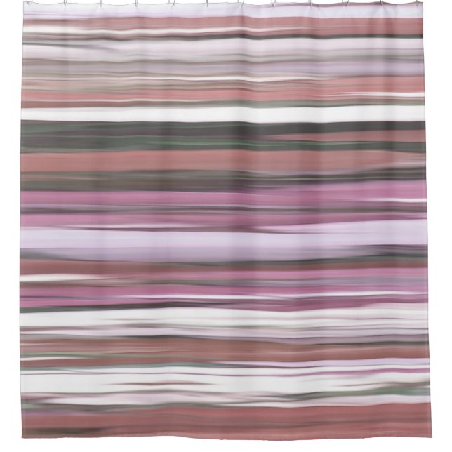Cortina Para Chuveiro Abstrato nº 2: borrão rosa (Frente)