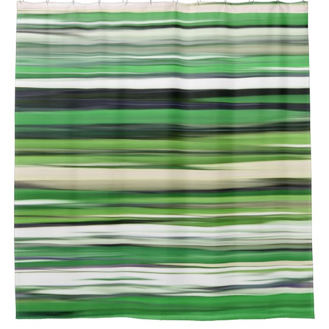 Cortina Para Chuveiro Abstrato nº 2: borrão verde (Frente)