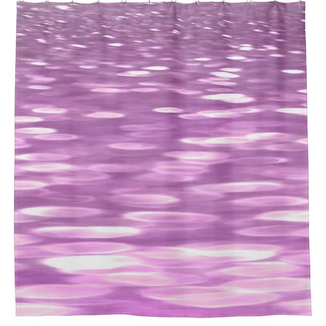 Cortina Para Chuveiro Abstrato nº 3: Shimmer Lilac (Frente)