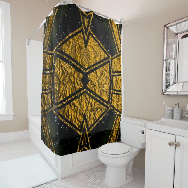 Cortina Para Chuveiro Abstrato nº 715 (In Situ)