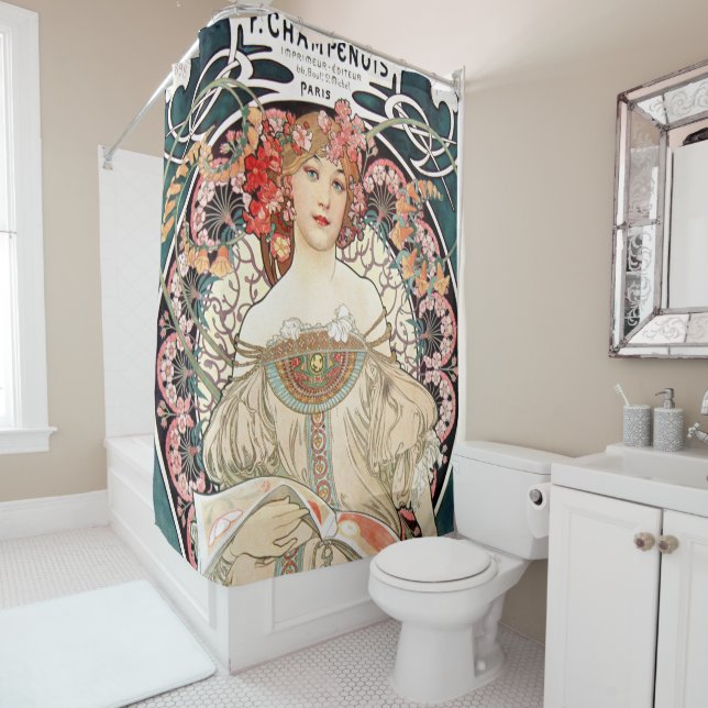 Cortina Para Chuveiro Alphonse Mucha (In Situ)