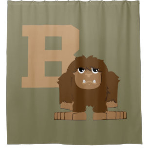 Cortina Para Chuveiro B é para Bigfoot