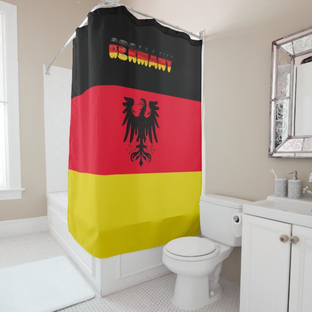 Cortina Para Chuveiro Bandeira alemão (In Situ)