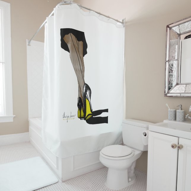 Cortina Para Chuveiro Bow Chicka Wow Wow (In Situ)