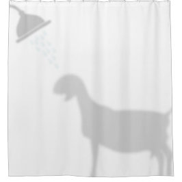 Cortina Para Chuveiro Budas Sombra de Cabra Nubiana Silhouette