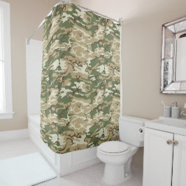 Cortina Para Chuveiro Camo desbotado
